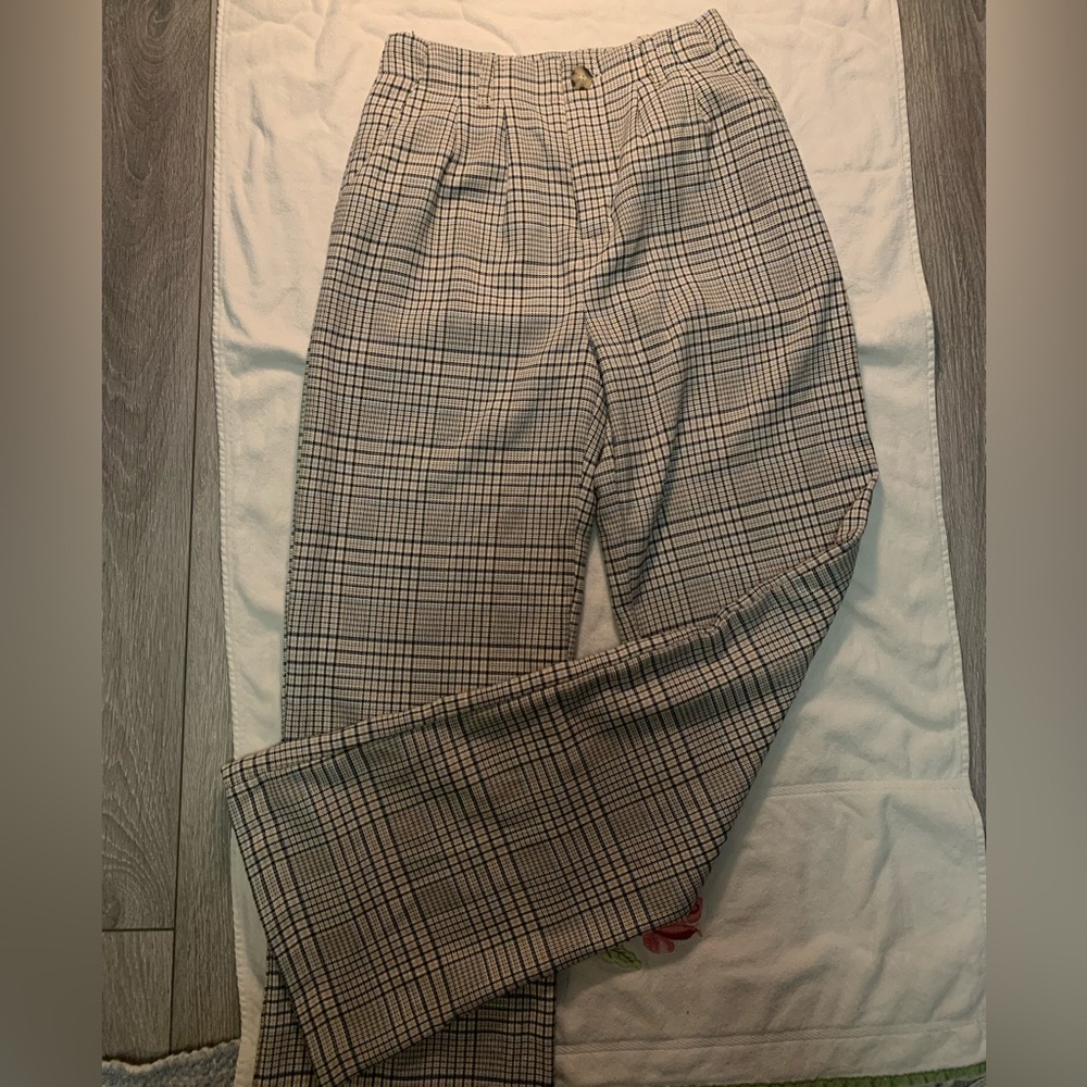 High rise flared pants size:5 multicolor pattern